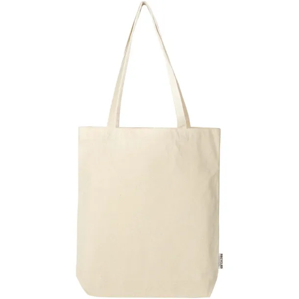 Florida 270 g/m² GRS recycled tote bag 10L Natural