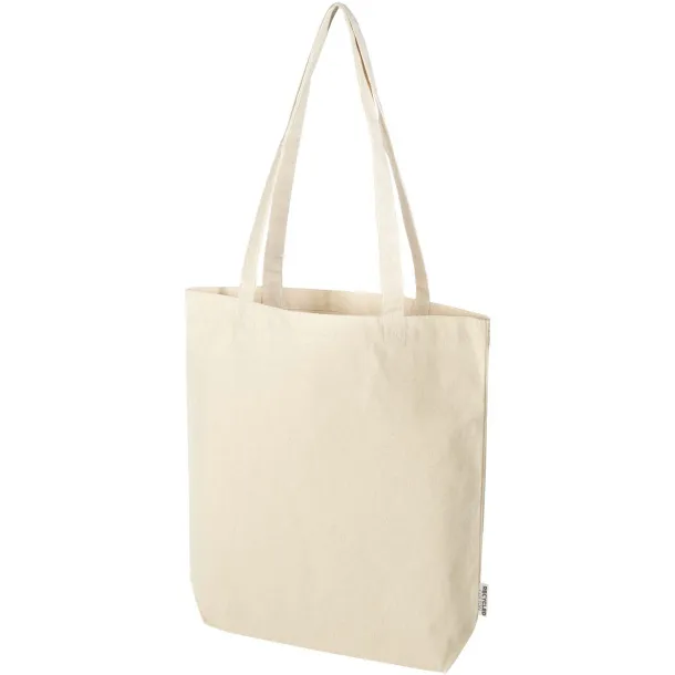 Florida 270 g/m² GRS recycled tote bag 10L Natural