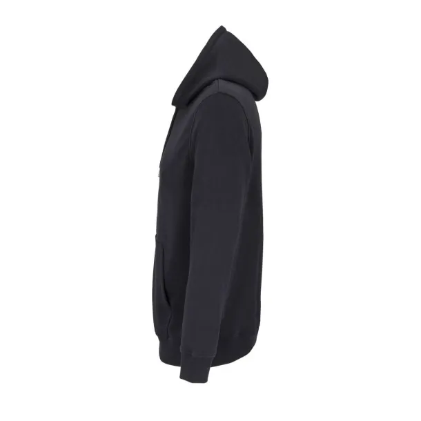 SOL'S CALIPSO unisex hoodie s patentnim zatvaračem, 300 g/m2 - SOL'S Crna