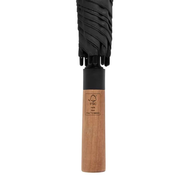 Tony Aware™  RPET 30 inch acacia auto open umbrella - XD Collection Black 