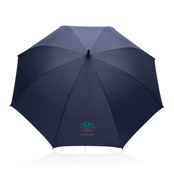 Tony Aware™ RPET 30" kišobran s automatskim otvaranjem i begrem ručkom - XD Collection navy 