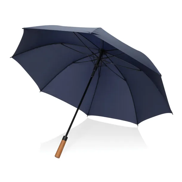 Tony Aware™ RPET 30" kišobran s automatskim otvaranjem i begrem ručkom - XD Collection navy 