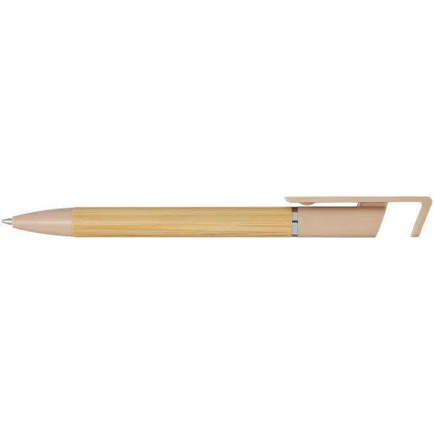 Delfina phone holder pen (blue ink) Oatmeal