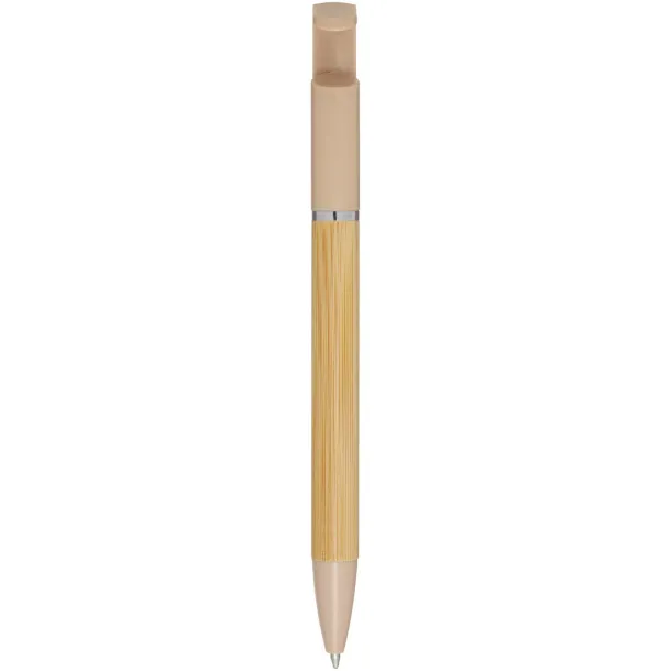 Delfina phone holder pen (blue ink) Oatmeal