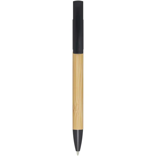 Delfina kemijska olovka s držačem (plava tinta) Solid black