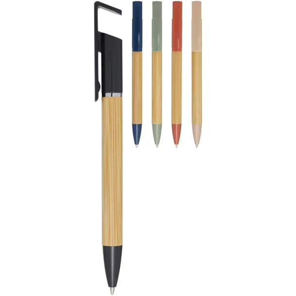 Delfina kemijska olovka s držačem (plava tinta) Solid black