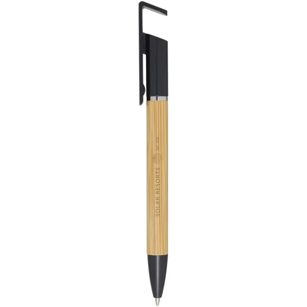 Delfina kemijska olovka s držačem (plava tinta) Solid black