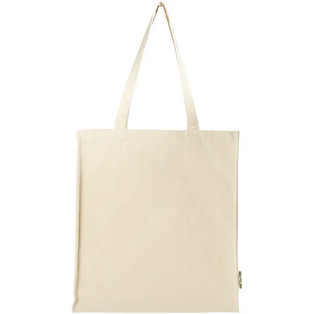 Florida 270 g/m² GRS recycled gusset tote bag 14L Natural