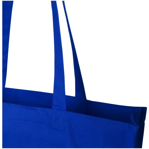 Florida 270 g/m² GRS recycled gusset tote bag 14L Royal blue