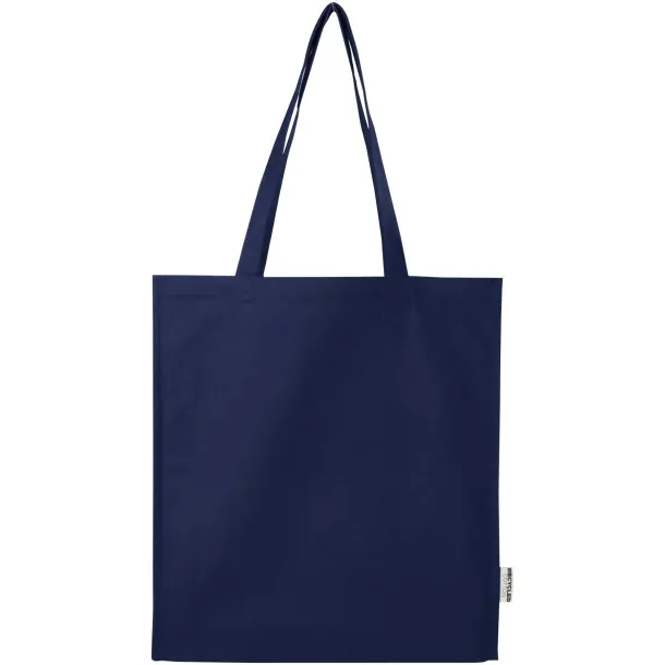 Florida 270 g/m² GRS recycled gusset tote bag 14L Navy Blue