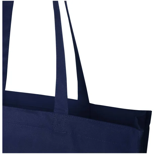 Florida 270 g/m² GRS recycled gusset tote bag 14L Navy Blue
