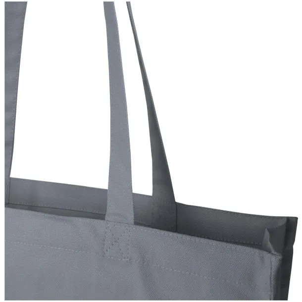 Florida 270 g/m² GRS recycled gusset tote bag 14L Grey
