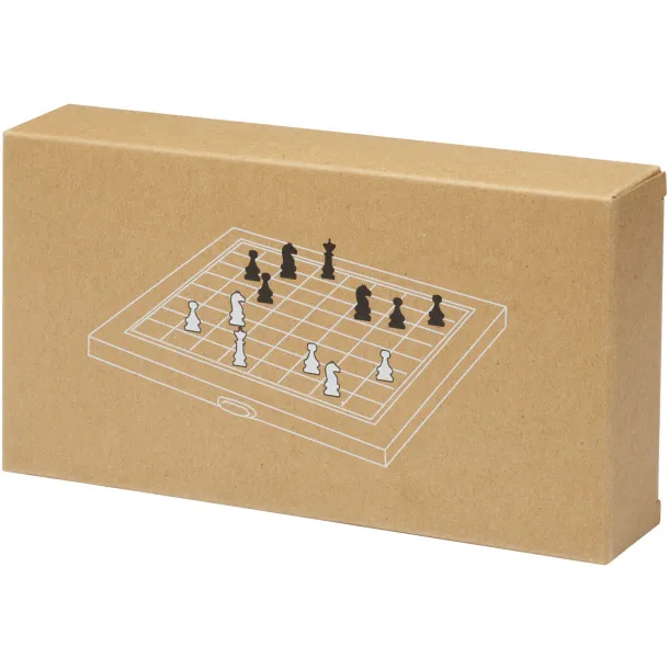 King wooden chess set Natural