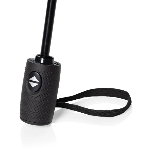 Swiss Peak Vito Aware™ RPET 21" kišobran s automatskim otvaranjem/zatvaranjem - Swiss Peak Crna 
