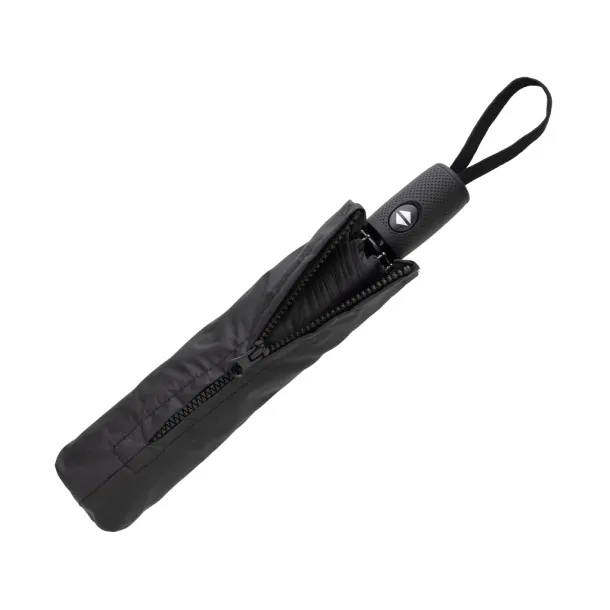 Swiss Peak Vito Aware™ RPET 21" kišobran s automatskim otvaranjem/zatvaranjem - Swiss Peak Crna 