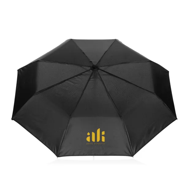 Swiss Peak  Vito Aware™ RPET 21 inch auto open/close umbrella - Swiss Peak Black 