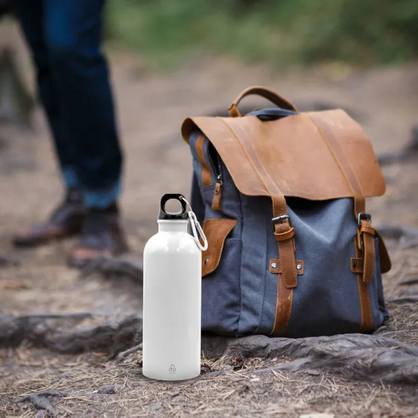 Brenda Sports bottle 500 ml with carabiner clip Bijela