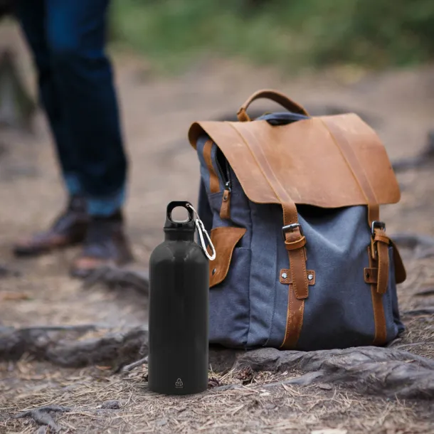 Brenda Sportska boca s karabinerom, 500 ml Crna