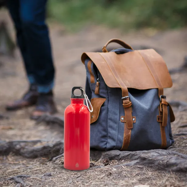 Brenda Sports bottle 500 ml with carabiner clip Crvena