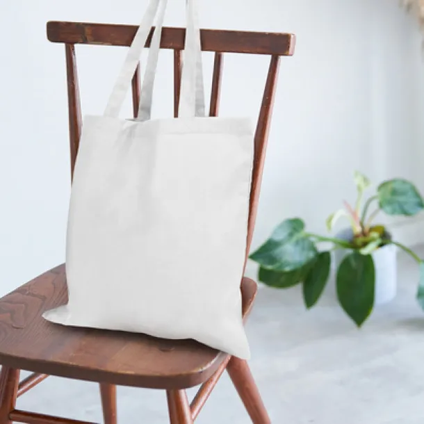 Rabia Cotton shopping bag Bijela