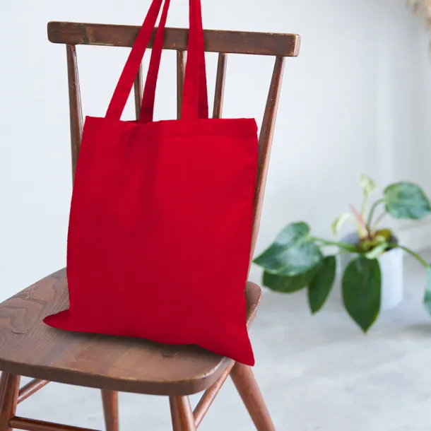 Rabia Cotton shopping bag Crvena