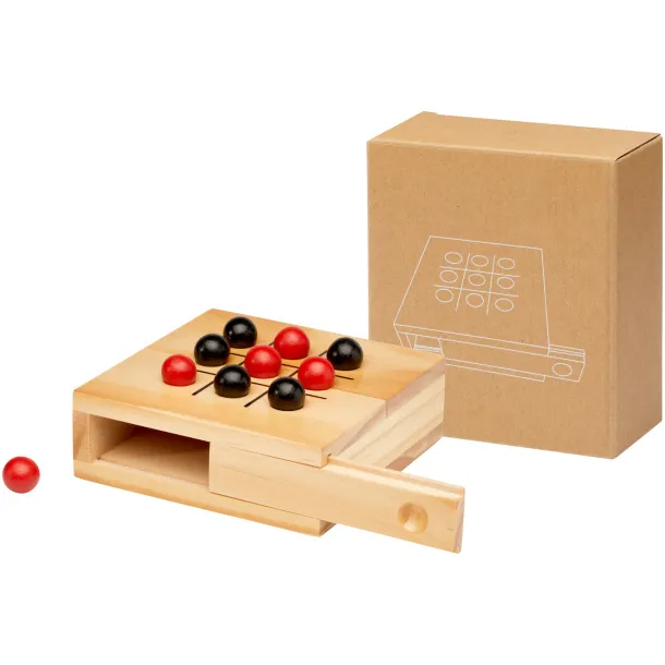 Strobus wooden tic-tac-toe game Natural