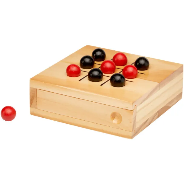Strobus wooden tic-tac-toe game Natural