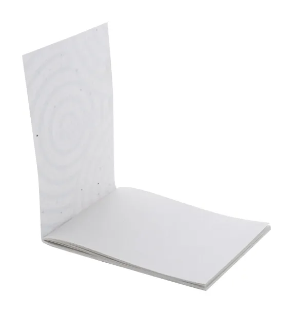 CreaNote Mini Seed custom seed paper notebook White