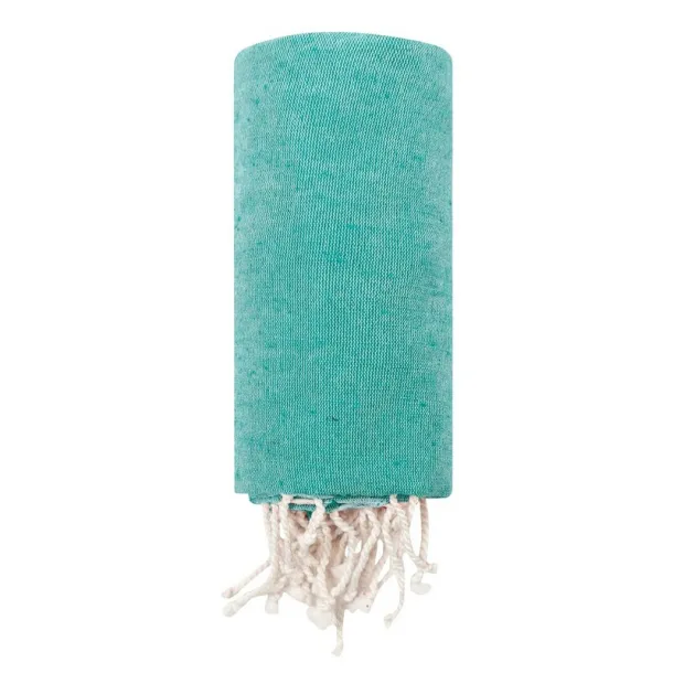  Recycled cotton towel turquoise