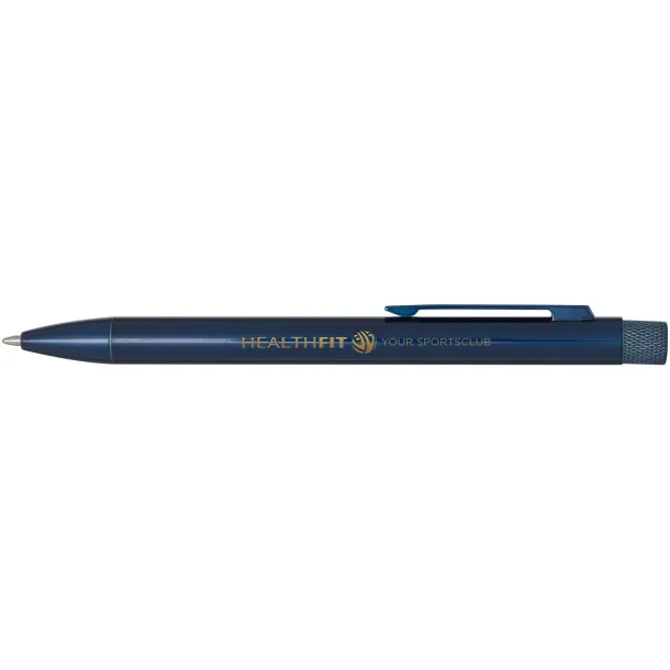 Beatriz recycled brass ballpoint pen (black ink) Blue