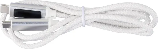 Gerd Nylon charging cable 100W Bijela