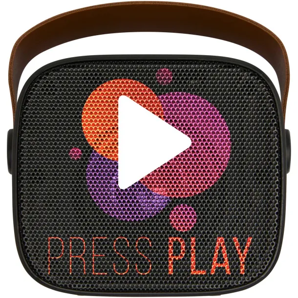 Diya 3W bežični zvučnik od reciklirane plastike Crna