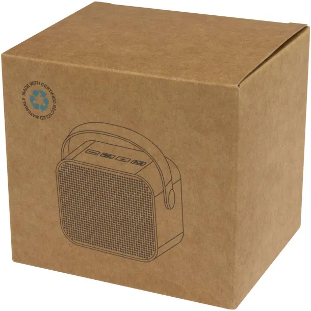 Diya 3W wireless recycled plastic speaker Crna