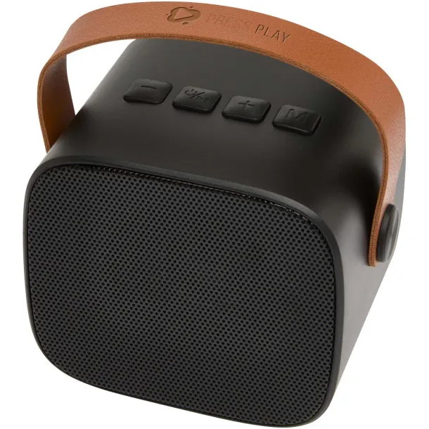 Diya 3W wireless recycled plastic speaker Crna