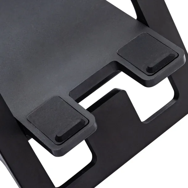 SnapStand sklopivi stalak za mobitel od RCS reciklirane plastike - XD Collection Crna 