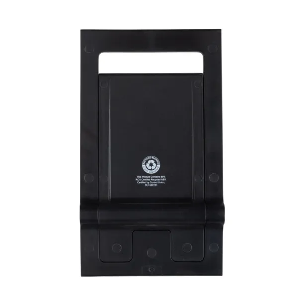 SnapStand sklopivi stalak za mobitel od RCS reciklirane plastike - XD Collection Crna 