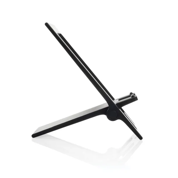 SnapStand sklopivi stalak za mobitel od RCS reciklirane plastike - XD Collection Crna 