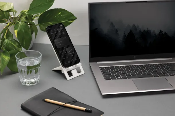 SnapStand SnapStand RCS recycled plastic foldable phone stand - XD Collection White 