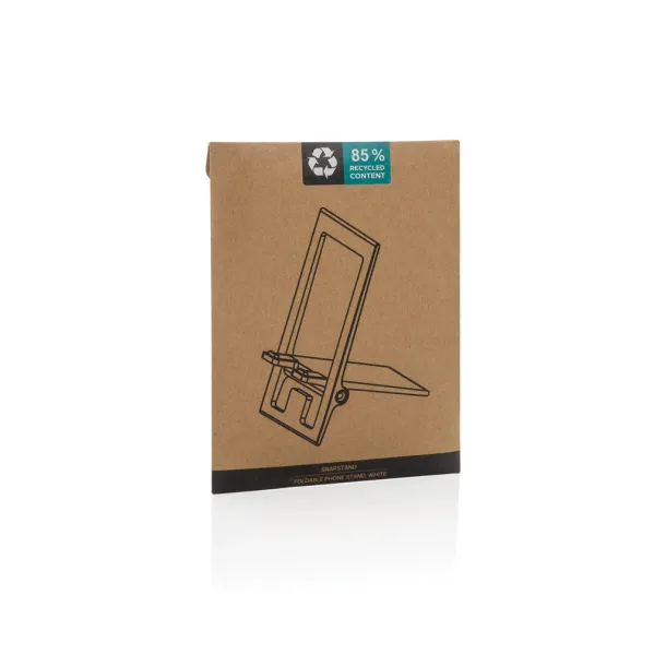 SnapStand SnapStand RCS recycled plastic foldable phone stand - XD Collection White 