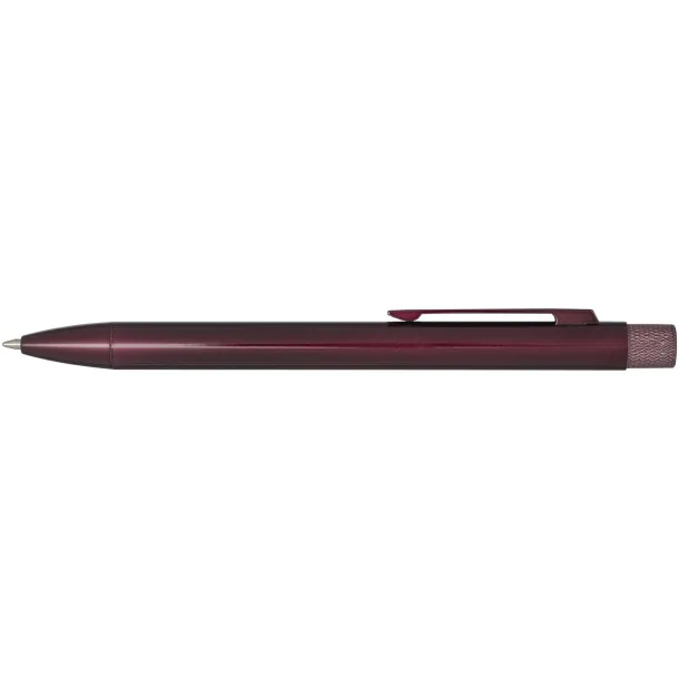 Beatriz recycled brass ballpoint pen (blue ink) Burgundy