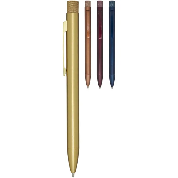 Beatriz recycled brass ballpoint pen (blue ink) Copper