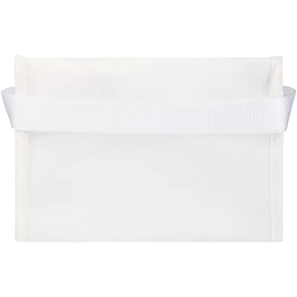 Spectrum 6-can recycled non-woven cooler bag 4L White
