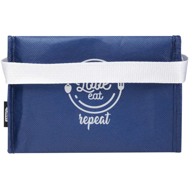 Spectrum 6-can recycled non-woven cooler bag 4L Royal blue
