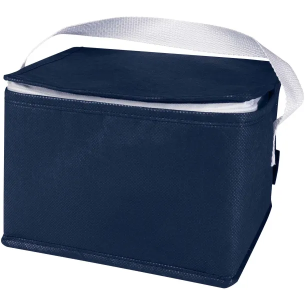 Spectrum 6-can recycled non-woven cooler bag 4L Navy Blue