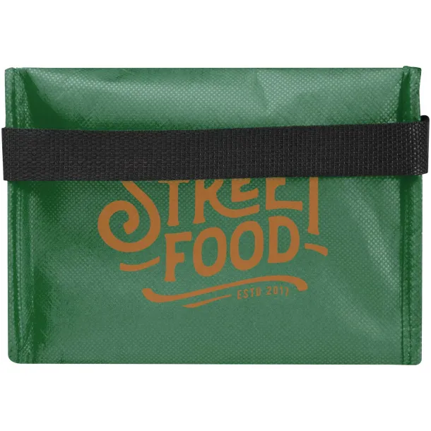 Spectrum 6-can recycled non-woven cooler bag 4L Green