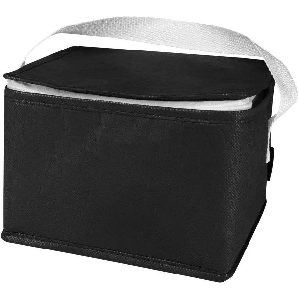 Spectrum reciklirana netkana rashladna torba za 6 limenki, 4L Solid black