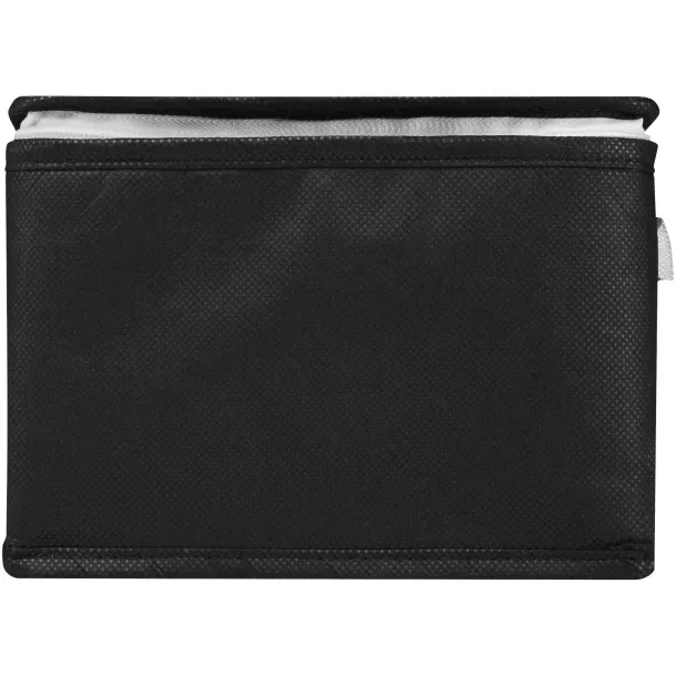 Spectrum reciklirana netkana rashladna torba za 6 limenki, 4L Solid black