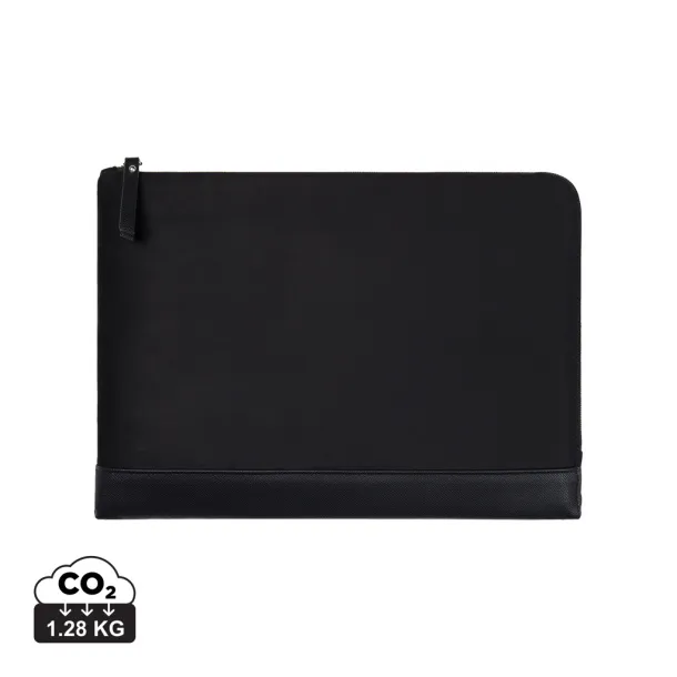VINGA Marlow RCS recycled polyester 14" laptop sleeve - Vinga Black 