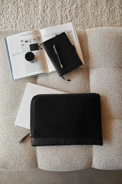 VINGA Marlow RCS recycled polyester 14" laptop sleeve - Vinga Black 