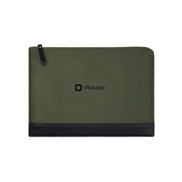 VINGA Marlow RCS recycled polyester 14" laptop sleeve - Vinga green, black Black